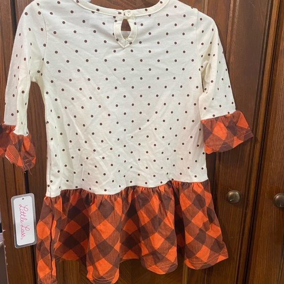 NWT Little Lass Pumpkin Dress - Picture 6 of 7
